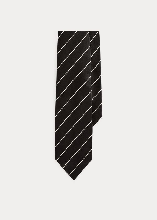 Men's Ralph Lauren Striped Silk Satin Ties | 795086LVW